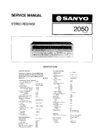 Sanyo 2050 - Service Manual
